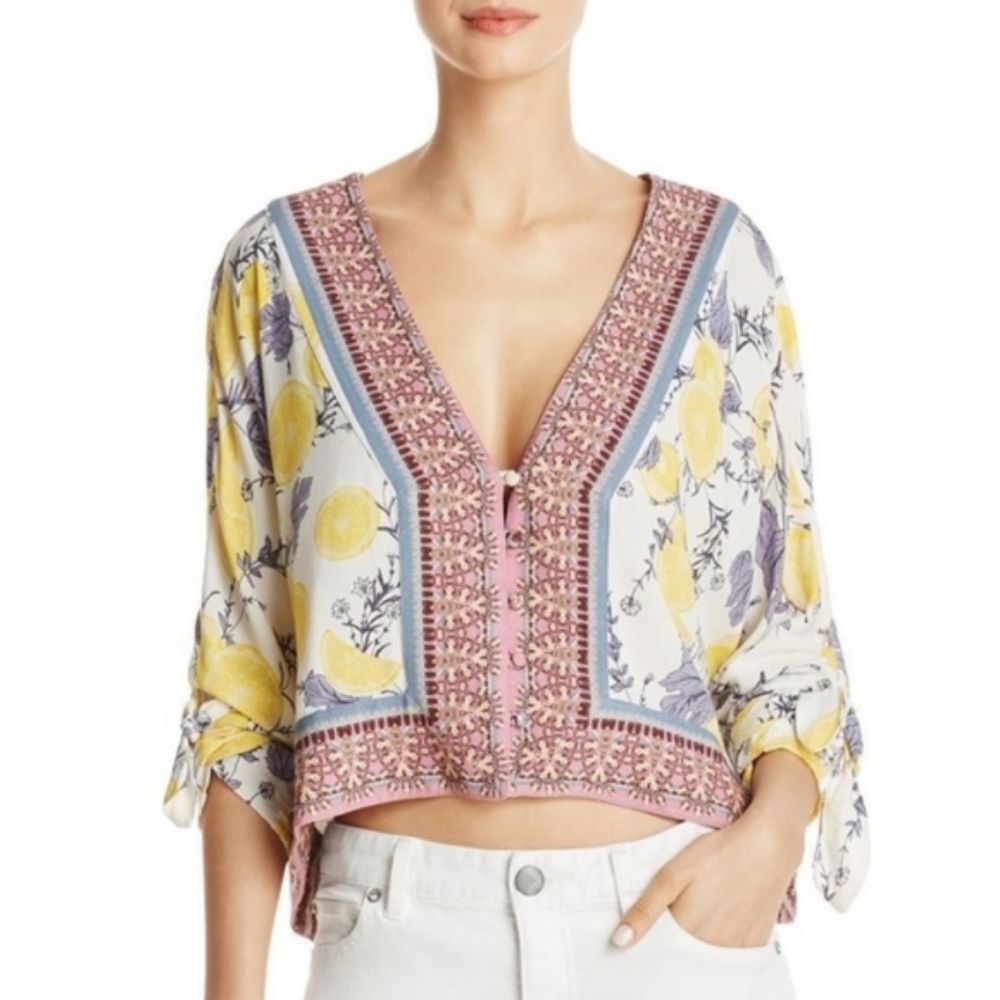 Free People Freshly Squeezed Blouse
